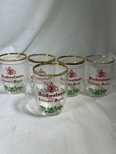 Set 5 Vintage Budweiser 3.25