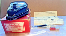 ESTERBROOK NOS #407B DIP-LESS PEN SET in BOX SEALED PEN with NIB #2668 VINTAGE picture
