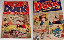 Super Duck Archie Comics Vol1 #56 June 1954, #65 December 1955 Complete 4.0 VG+ picture