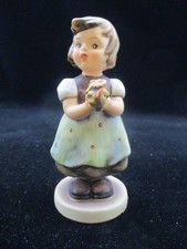 Vintage Goebel West Germany Hand-Painted Girl Holding Doll Figurine picture
