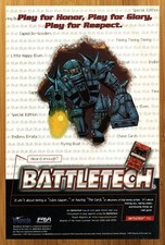 1997 BattleTech Card Game Vintage Print Ad/Poster Official CCG TCG Promo Pop Art picture