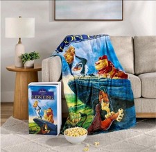 Disney The Lion King  Classic VHS Boxed Silk Touch Throw Blanket 50