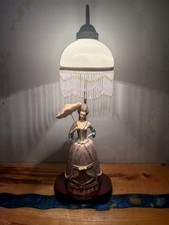 The Crosa Collection Southern Belle Figurine Electric Lamp Holding Parasol picture
