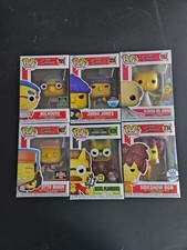 Funko Pop The Simpsons Milhouse Jimbo Glowing Mr. Burns Otto Devil Flanders Lot picture