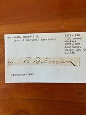 Yellowstone, Montana, Wyoming Territory autographs, R.B. Harrison, Scouts, 1883 picture
