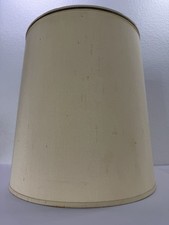 Vintage Stiffel  Textured Drum Barrel Lamp Shade MCM Hollywood Regency modern picture