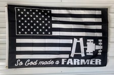 Farmers Flag FREE USA SHIP God Made A Farmer B Man Cave America USA Sign 3x5' picture