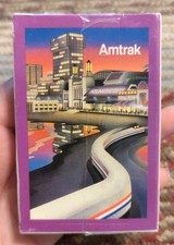 Factory Sealed New Amtrak  - Playing card deck Great Graphics picture