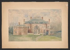Photo:Asheville NC Biltmore Estate George W Vanderbilt II c1889 Rendering picture