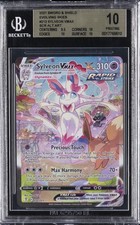 2021 POKEMON SWORD & SHIELD EVOLVING SKIES SCR ALT ART #212 SLYVEON VMAX BGS 10 picture