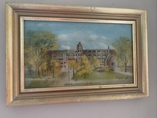 Medical College Of Wisconsin Picture Eglomise Designs Reverse  Painted  Glass. picture