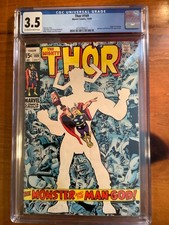 The Mighty Thor #169 CGC 3.5 Original of Galactus Jack Kirby Marvel Comics 1969 picture
