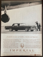 1962 Time Magazine Print Ad, Chrysler Imperial, Great Western Champagne, Eterna picture