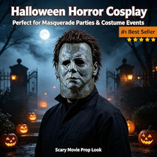 Detailed Michael Myers Mask - Ideal for Masquerade Parties & Halloween Events picture