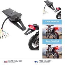 Integrated Motorcycle Tail Light LED Dirt Bike Brake Turn Signal Light 10 LED... picture