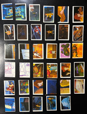 Vintage 1989 TMNT Mirage Studios Stickers Lot 35 + Two Sealed 1991 Movie Books picture