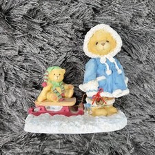 VTG 90s Enesco Cherished Teddies Figurine Mary A Special Friend Warms The Season picture