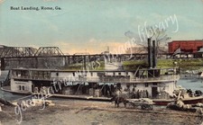 GA~GEORGIA~ROME~BOAT LANDING~STEAMER 