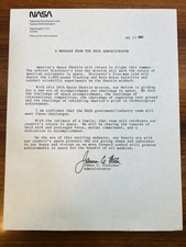 1988 NASA Double-Sided Official Letter – STS-26 Return to Flight picture