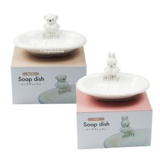 Miffy Boris 3D Ceramic Soap Dish Dick Bruna Marimocraft White Bathroom Decor picture