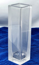 Vera Wang Wedgewood Illusion Posy Heavy Crystal VASE 8