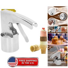 2Pcs Thrifty Ice Cream Scoop, Cylinder Ice Cream Scoop Stainless Steel Big Ol... picture