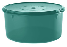 Tupperware GIANT COOKIE CANISTER TEAL OR MYSTERIOUS GREEN 44 CUPS  NEW picture
