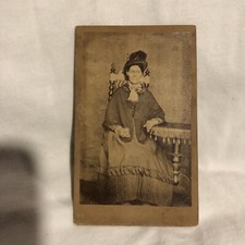 Antique Vintage Women N. Wales CDV Photo Photograph picture