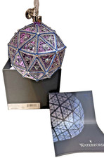Waterford 2020 Times Square Ball Replica Christmas Ornament w/ Box & Insert READ picture