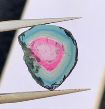 2.55 ct top quality natural multi color tourmaline slices from Afghanistan picture