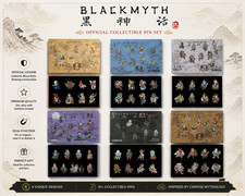Black Myth:Wukong Official Shadow God Emblem I Metal Magnetic pin set picture