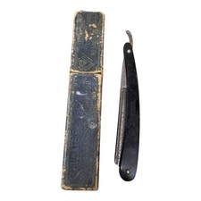 Vintage Shumate Tungsten Straight Razor Professional Shaving Tool Collectible picture