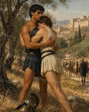 Fantasy Male Model Photo Print Muscular Handsome Shirtless Hunk Abs -J48 picture