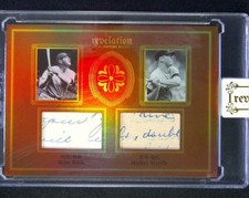 2025 Eternal Revelation Babe Ruth/Mickey Mantle 2 Relic Bronze /99 picture