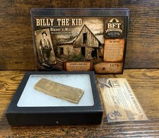 Billy the Kid Blazer’s Mill Authentic Wood Relic Lincoln County War COA picture