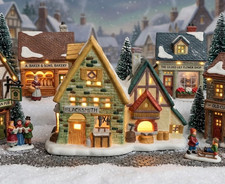 Rare VTG 1995 Dickens' Collectible Christmas Village Blacksmith (No Cord or Box) picture