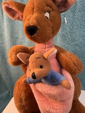 13” Vintage Disney Store Kanga & Roo Plush Stuffed Animal Winnie the Pooh picture