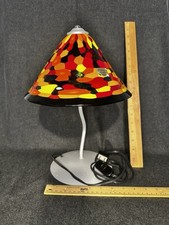 VINTAGE RARE Mid Century Modern Desk Lamp Vetreria AL Faro Murano, Glass Mosiac picture