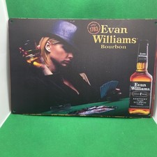 Evan Williams Kentucky Straight Bourbon Whiskey -Since 1783-Metal Bar Sign picture