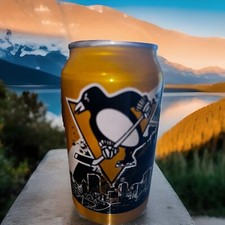 2024-2025 LaBATTS BLUE PITTSBURGH PENGUINS 12oz. beer can NHL / PGH PENGUINS picture