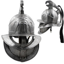 Medieval Warrior Spartacus Gladiator Helmet With Stand picture