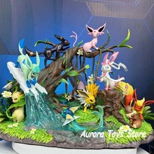 EEVEE FAMILY Figure Painted Statue Anime PVC Model Collectibles Boxed Gift Toys picture