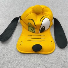 Disney Parks Pluto Hat Foam Padded Wink Face Ears Adult Size Baseball Cap picture