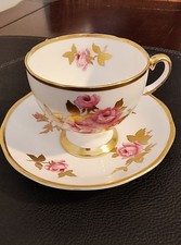 Vintage Salisbury Fine Bone China England Dijon Tea Cup & Saucer picture