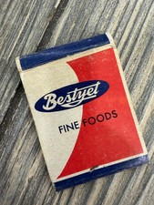 Bestyet FINE FOODS Vintage Chicago Advertising Matchbook picture