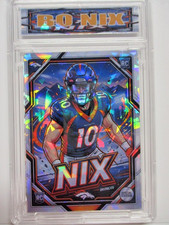 2026 Denver Broncos Bo Nix  SP  Ice Refractor NFL Football z44 rc picture