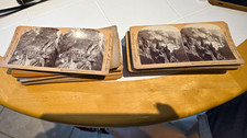 Keystone View Co Yosemite Valley & Box Canyon Sepia Stereoview Card Lot picture