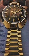 Timex Quartz Watch The Time Machine Micro Computer Vintage Print Ad 1972 picture