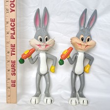 *Set of 2* Vintage 1971 Bugs Bunny Warner Bros Brothers Dakin 10
