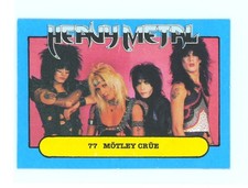 MEGA RARE 1988 Monty Gum Heavy Metal Motley Crue #1 picture